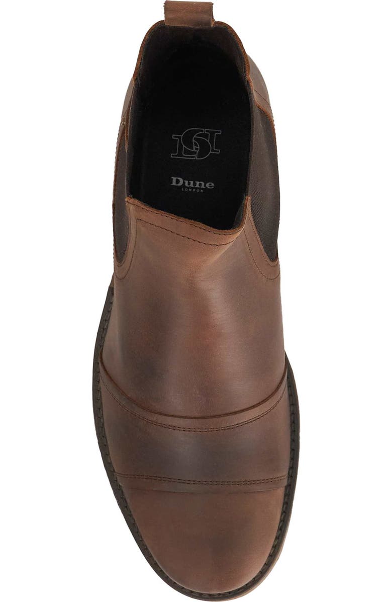 Dune London Saltwood Chelsea Boot, Alternate, color, Brown