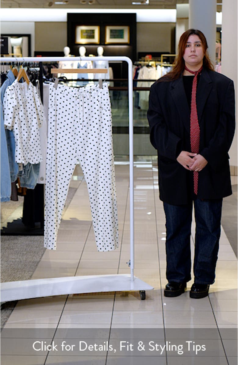 Lilah Polka Dot Wide Leg Pants, sales video thumbnail