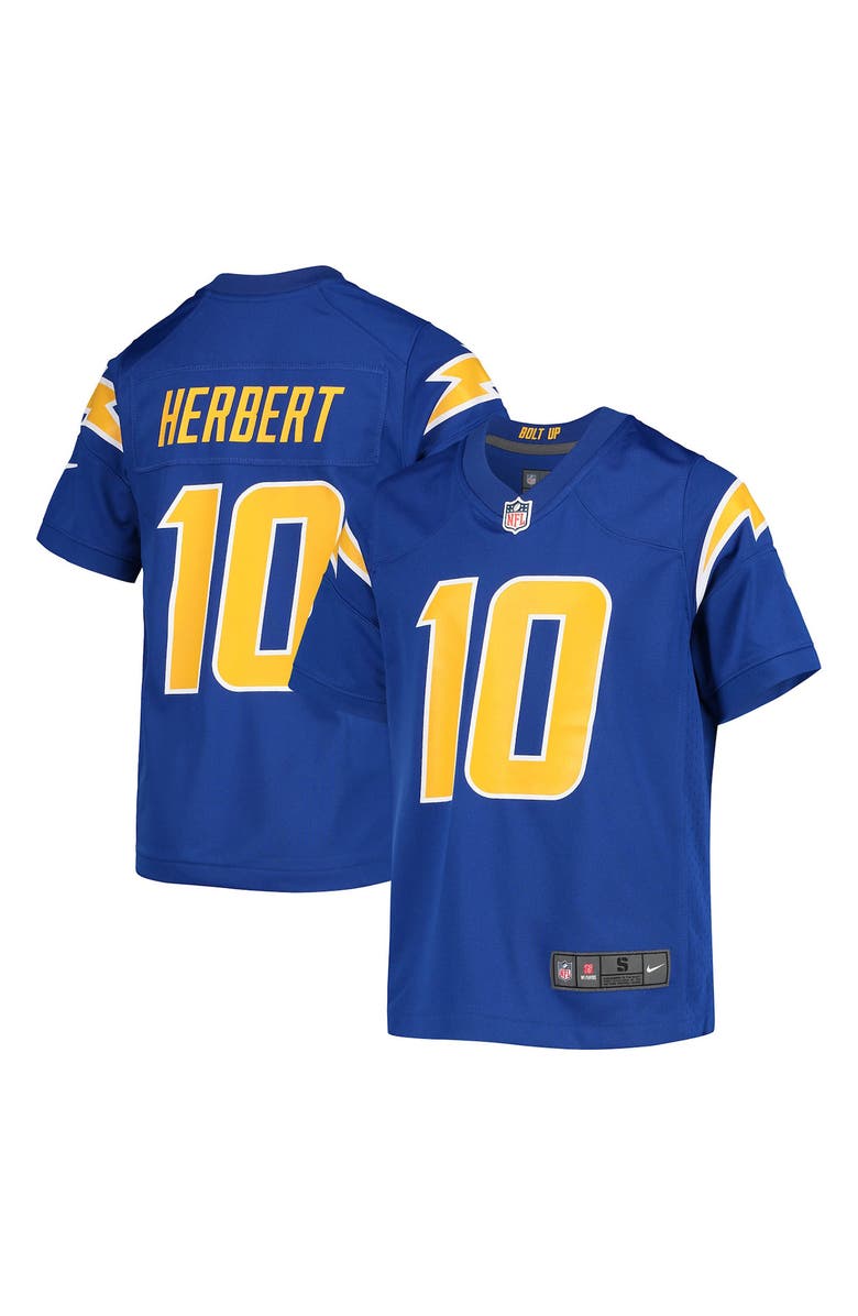 Nike Youth Nike Justin Herbert Royal Los Angeles Chargers Game Jersey, Alternate, color, Royal