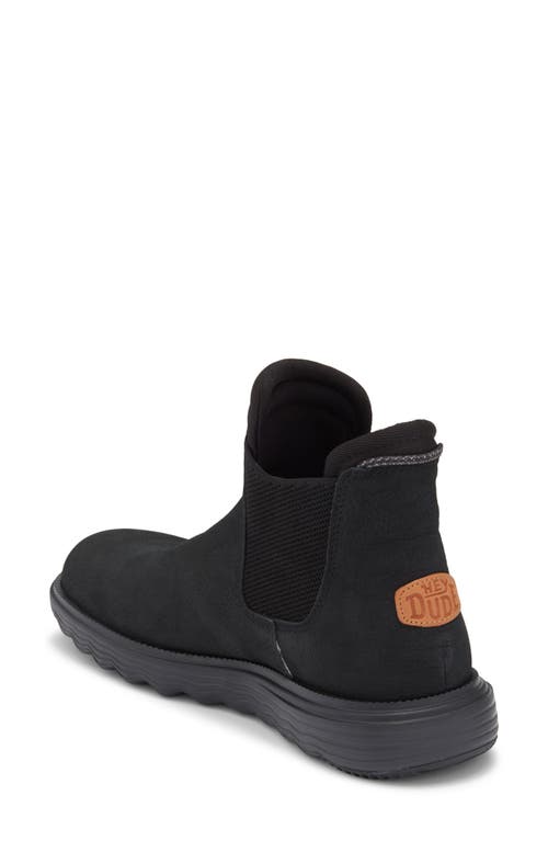 Hey Dude Branson Chelsea Boot In Black
