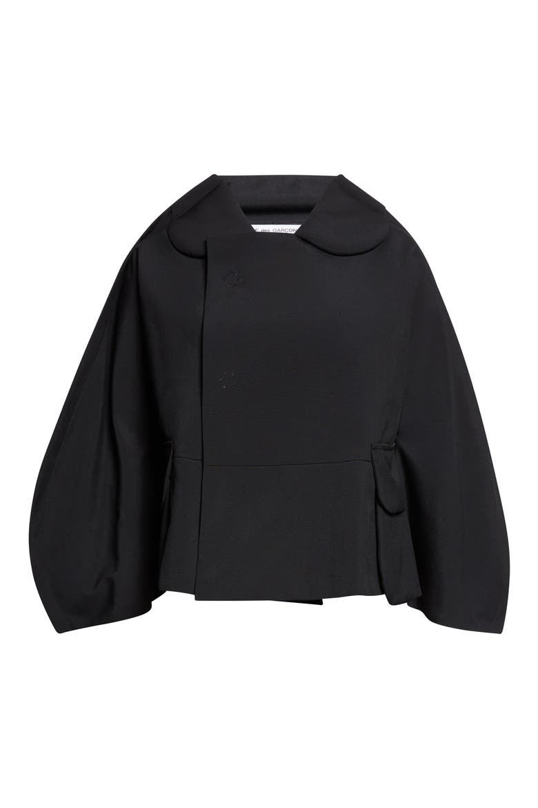 Tropical Wool Jacket, Main, color, BLACK