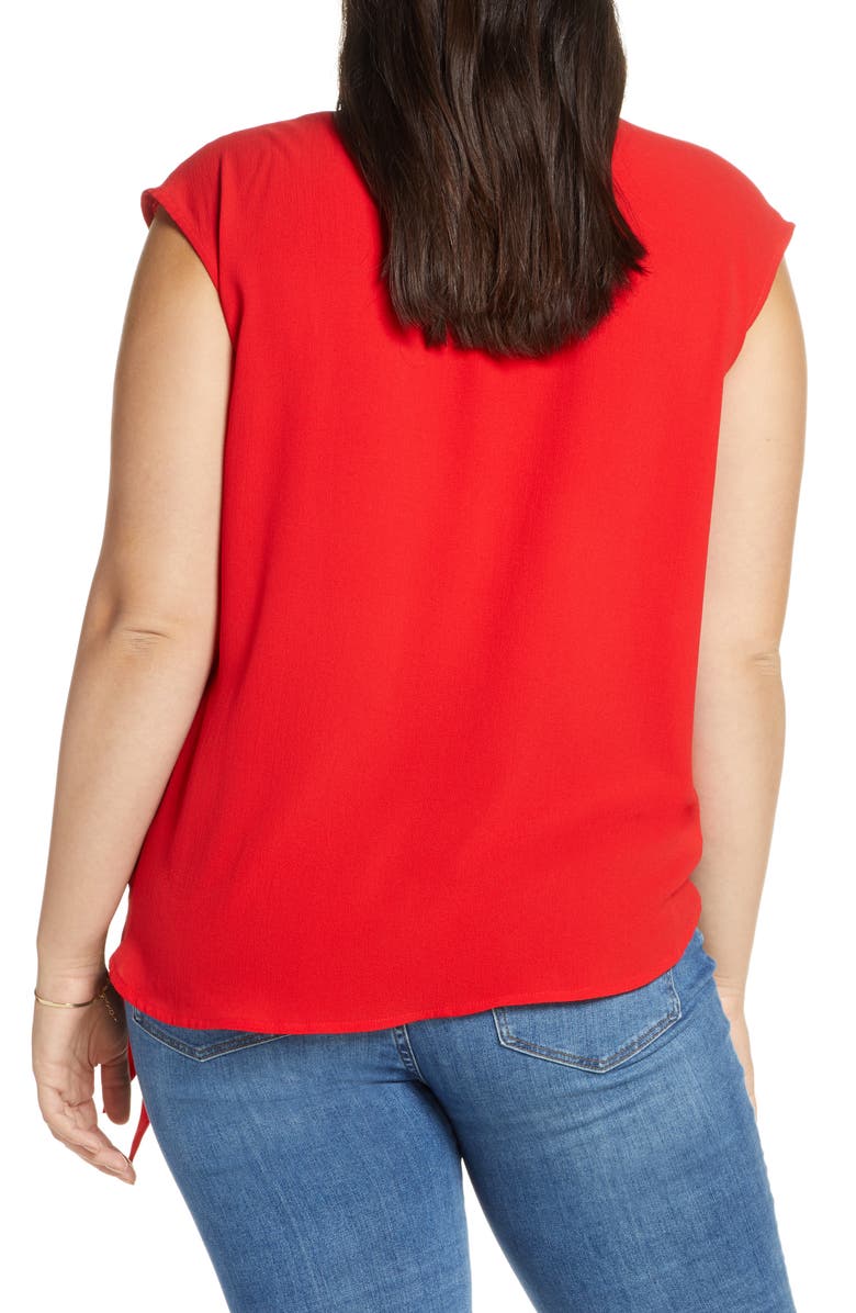Halogen<sup>®</sup> Faux Wrap Top, Alternate, color, 