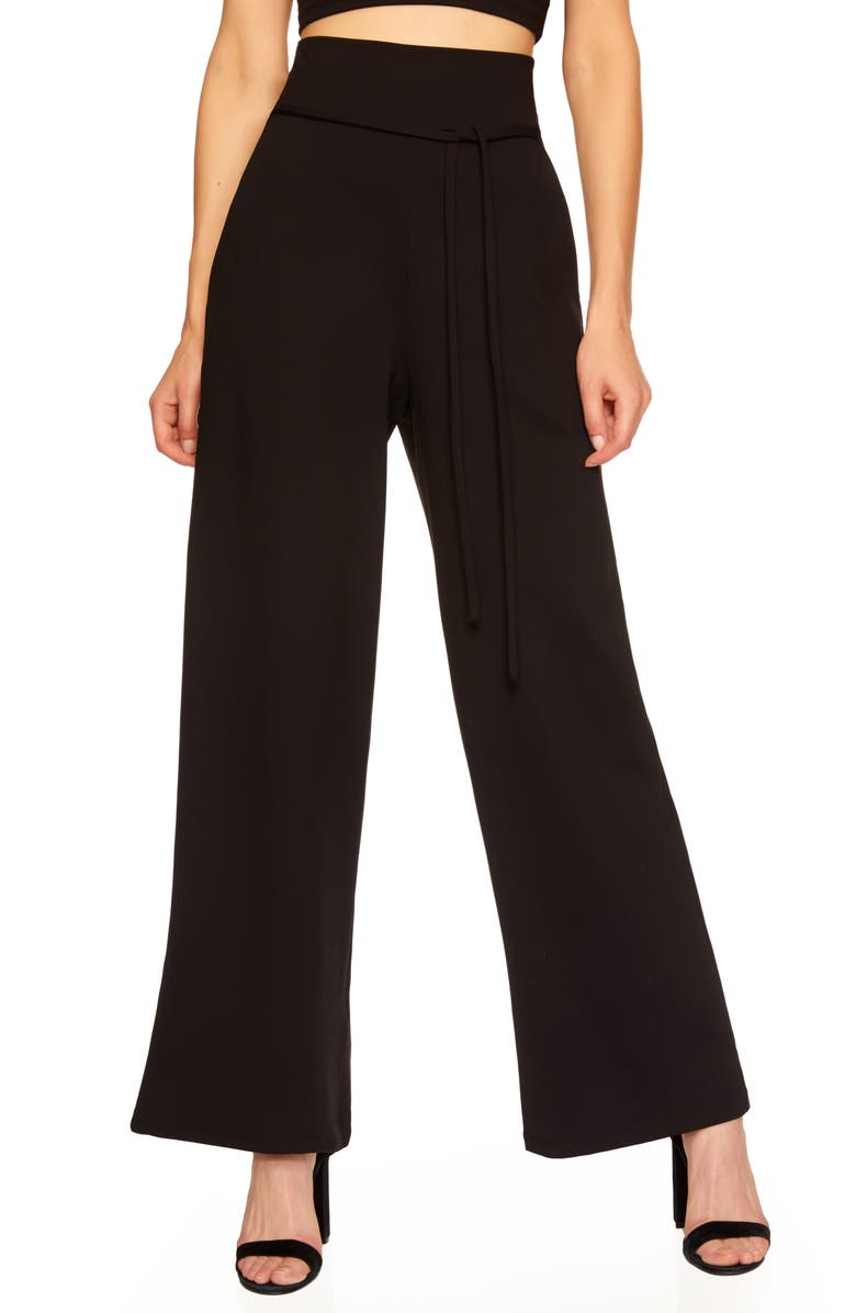 Susana Monaco High Waist Wide Leg Pants, Main, color,