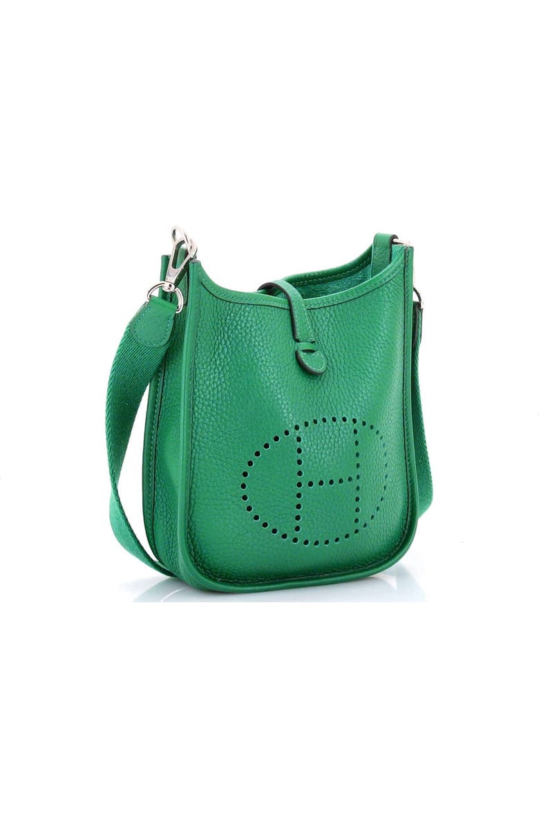 Pre-Owned Hermes Evelyne Bag Gen III Clemence TPM, Alternate, color, Vert Vertigo