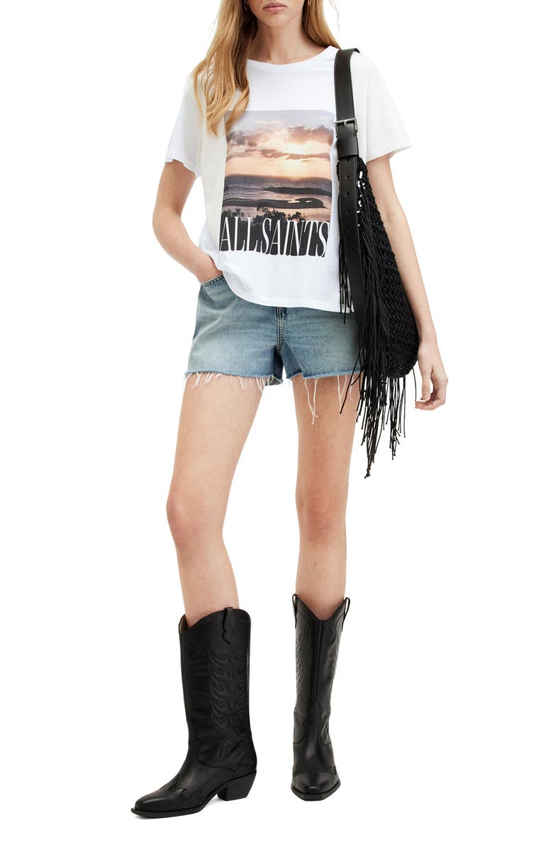 AllSaints Dia Grace Logo Graphic T-Shirt, Alternate, color, 