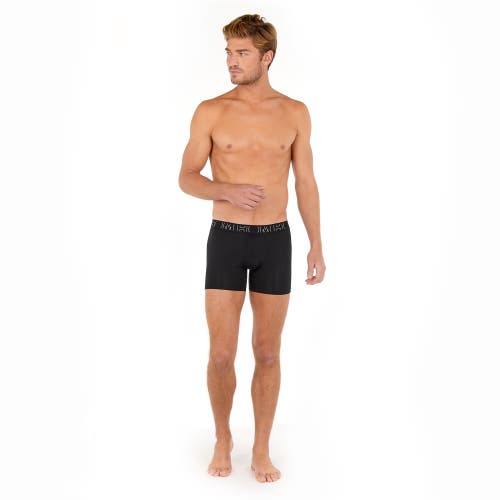 Hom Usa Patrick #2 Long Boxer Briefs 3-pack In Gray