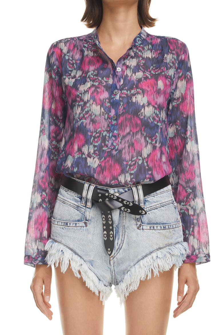 Maria Blouse, Main, color, FADED NIGHT