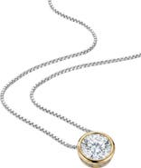 ARGENTO VIVO Delaney Two Tone Pendant Necklace