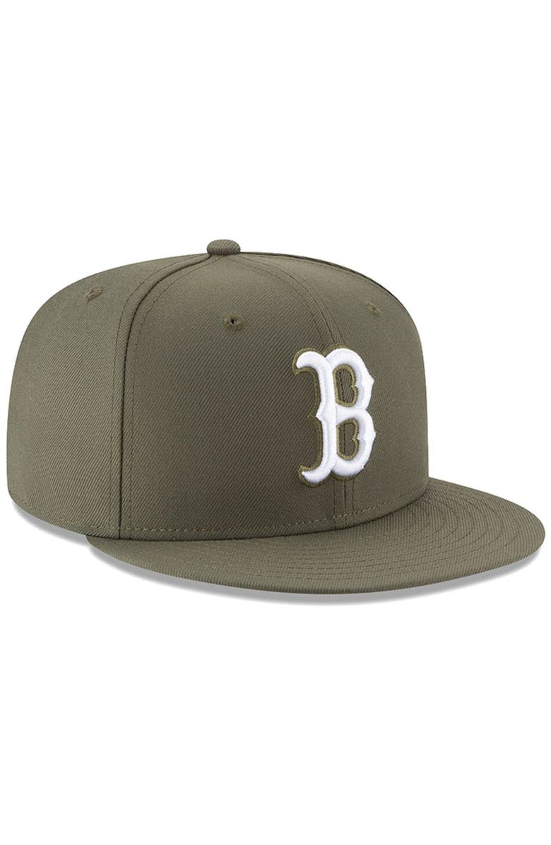 New Era Boston Red Sox New Era Fashion Color Basic 59FIFTY Fitted Hat - Green, Alternate, color, 