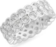 NORDSTROM RACK Double Row CZ Eternity Ring