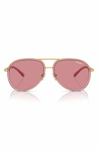 Versace 60mm Pilot Sunglasses