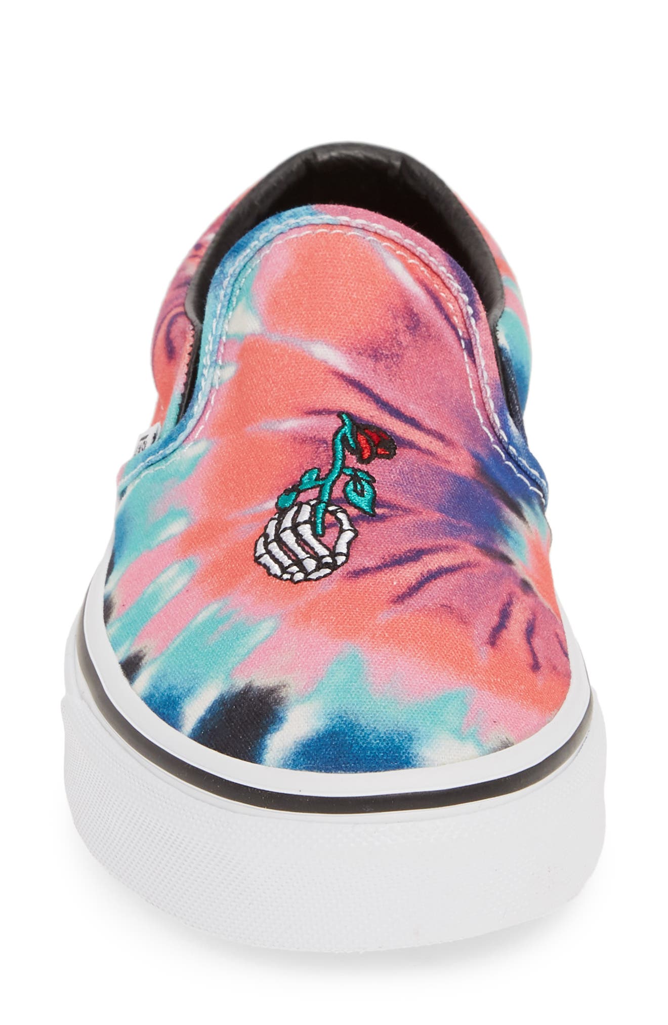 Classic Slip-On Sneaker, Alternate, color, TIE DYE MULTI/ TRUE WHITE