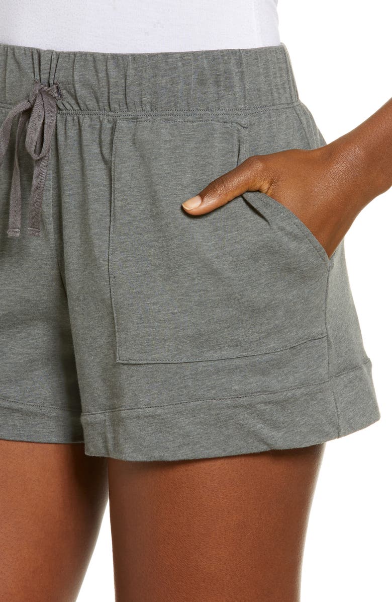 Felina Stretch Organic Cotton Lounge Shorts, Alternate, color,