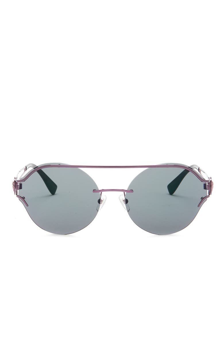 Versace 61mm Round Sunglasses, Alternate, color,