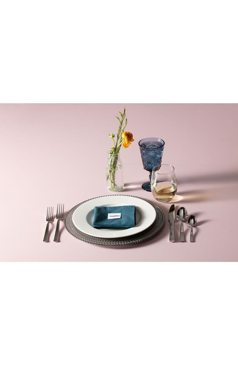 Fortessa Debutante Set of 6 Goblet Glasses, Alternate, color, Blue