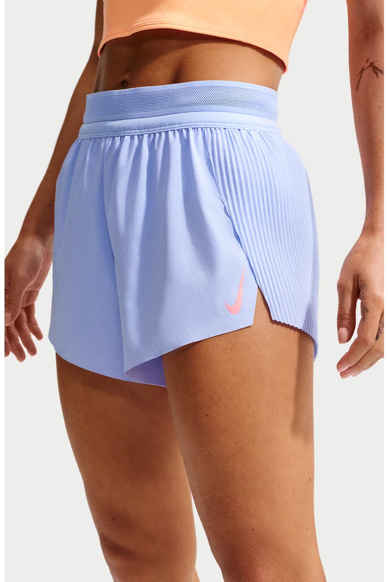 Dri-FIT AeroSwift Running Shorts, Alternate, color, ALUMINUM/ BLACK/ WHITE
