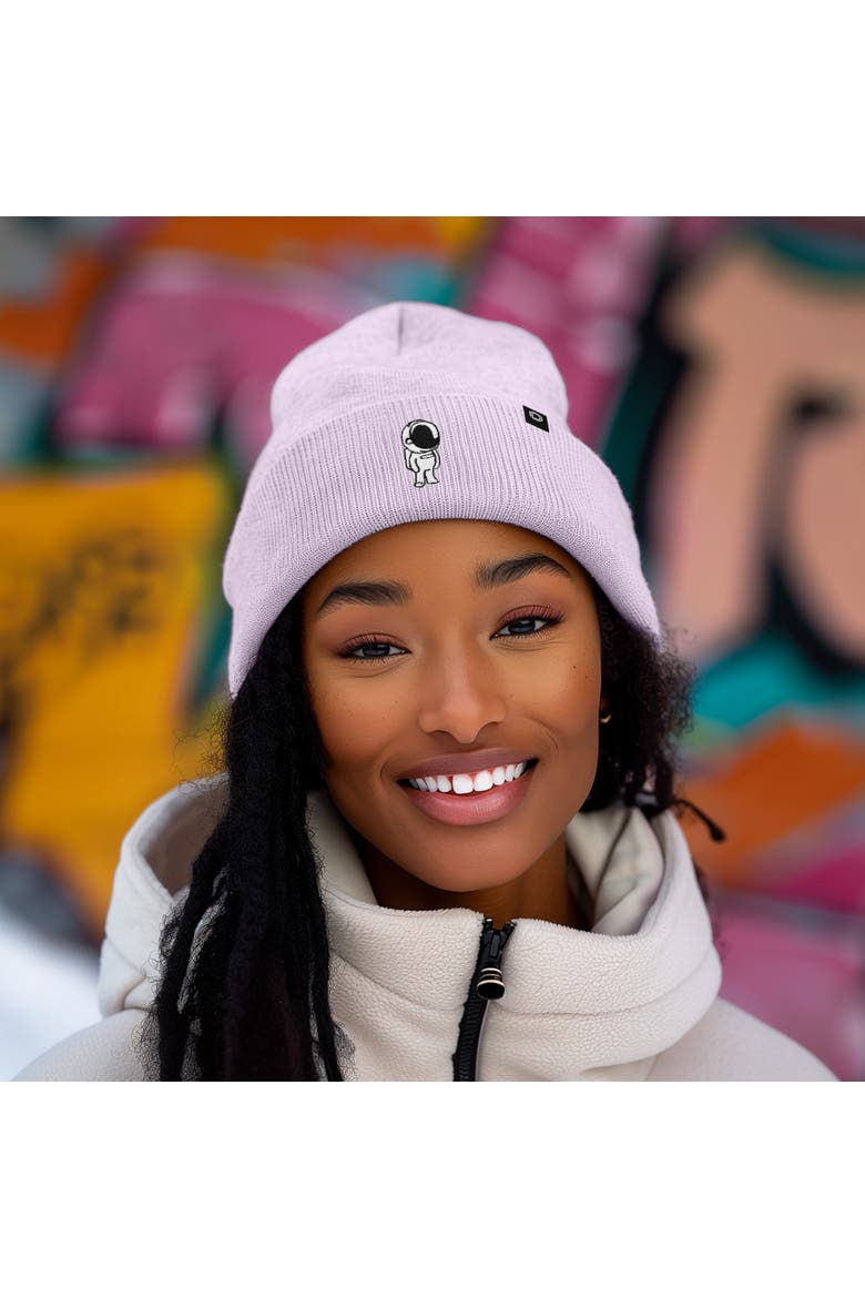 Astronaut Beanie, Alternate, color, Lavender