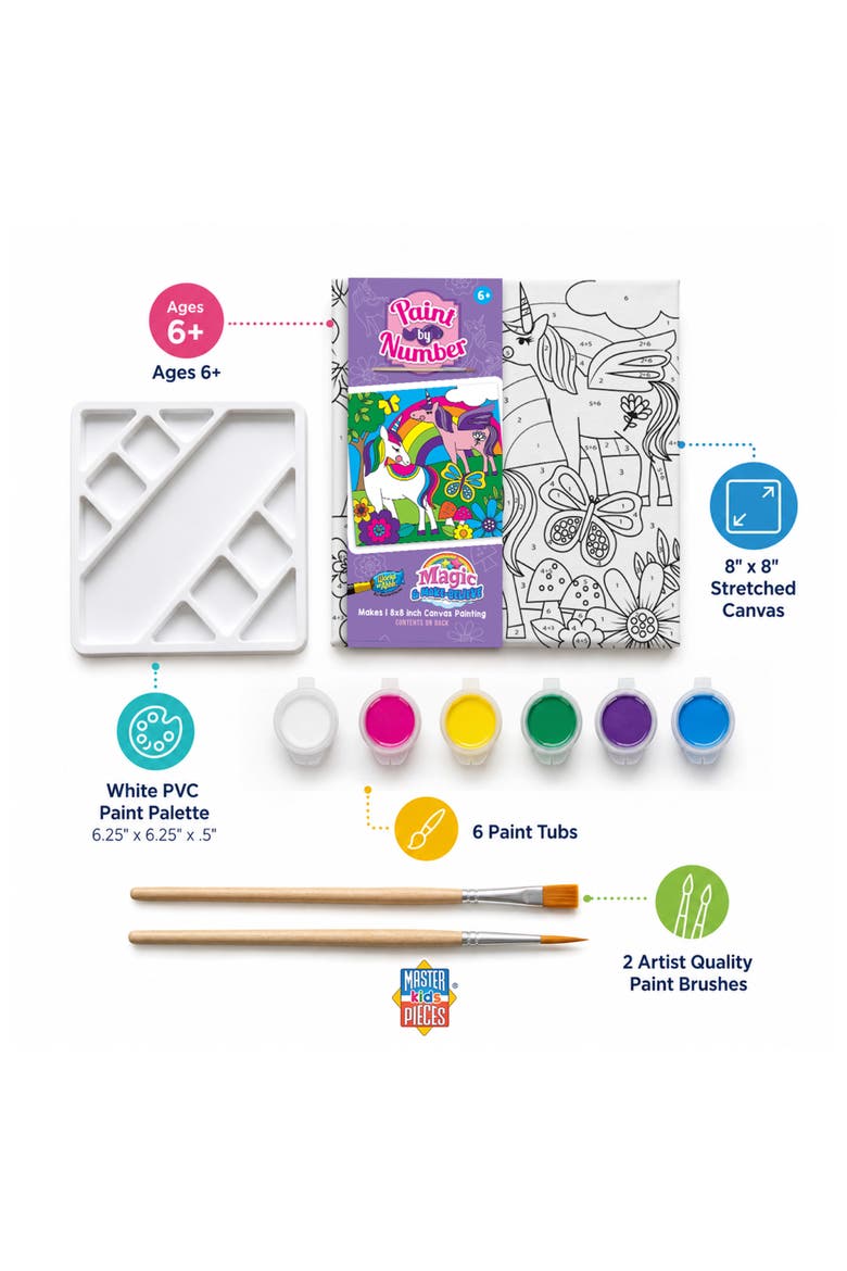 Magic & Fantasy Paint by Number Kids, Alternate, color, Multicolor