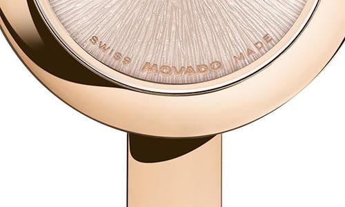 Movado Museum Round Bangle Watch, 21.50mm X 7.45mm In Gold