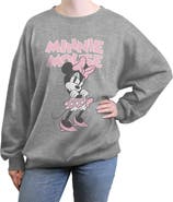 Minnie Mouse Junior's Minnie Mouse Sassy Attitude Pose Sweatshirt