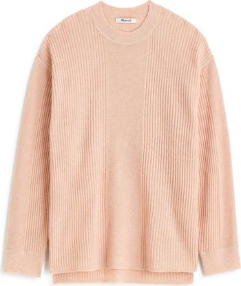 Madewell Crewneck Alpaca Blend Rib Sweater | Nordstrom