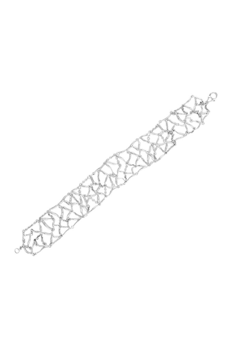 Element Web Bracelet, Main, color, Sterling Silver