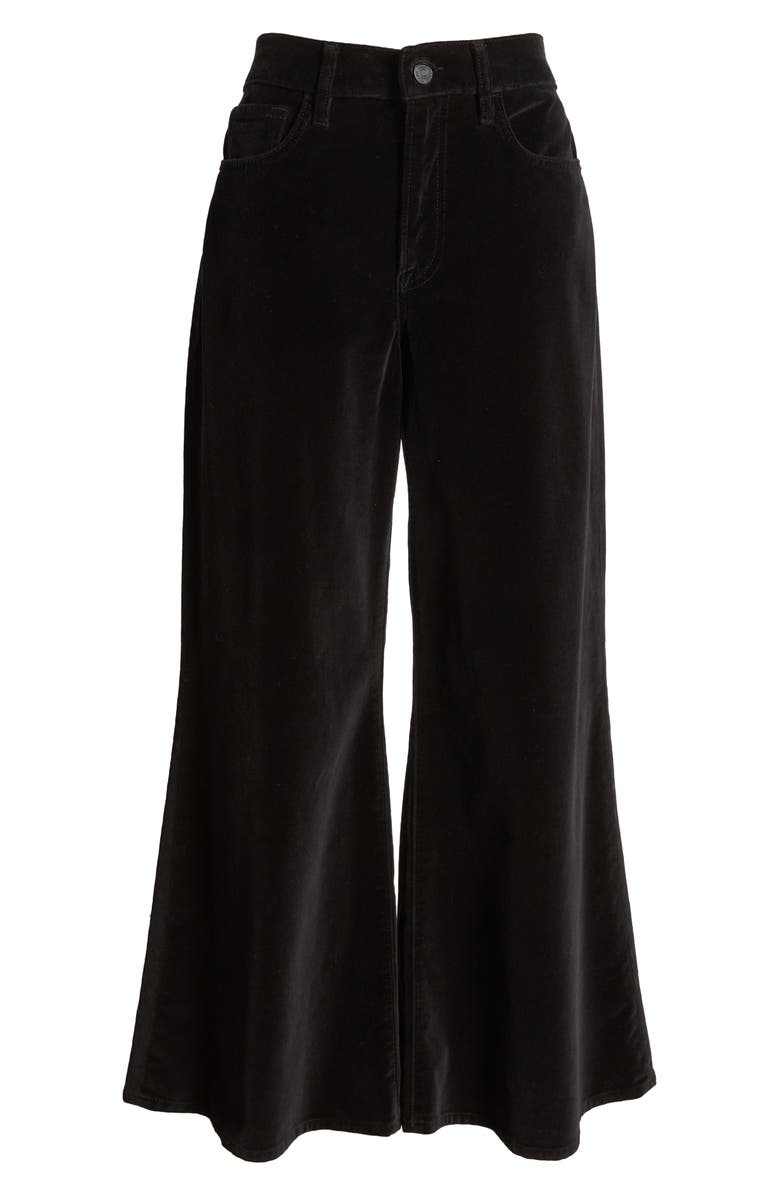FRAME Le Palazzo Stretch Velveteen Crop Pants, Alternate, color, 