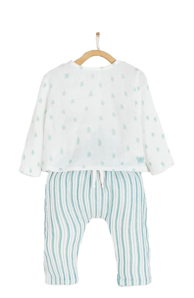 Babycottons Premium Cotton Noah Muslin Set For Infant, Main, color, Multicolor