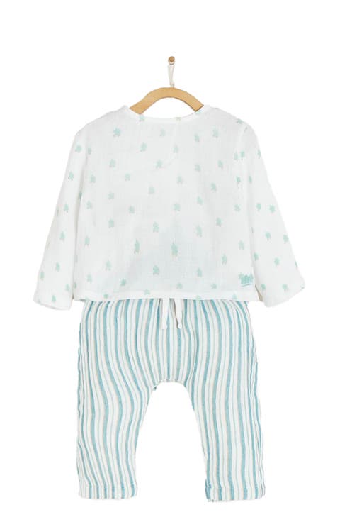 Premium Cotton Noah Muslin Set For Infant