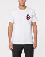 PHILIPP PLEIN Jersey T-Shirt Heart Men