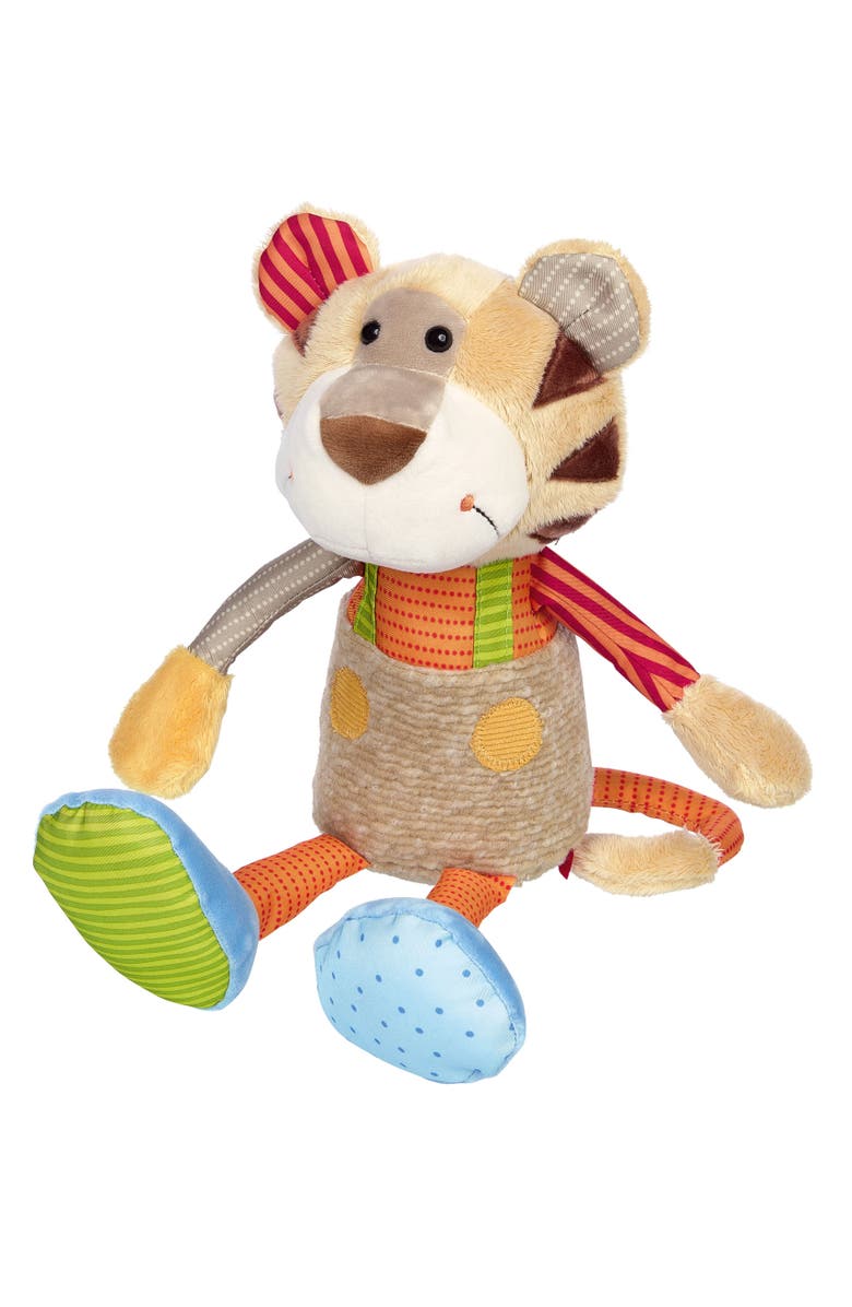 sigikid Patchwork Tiger Plush Toy, Main, color, Multicolored