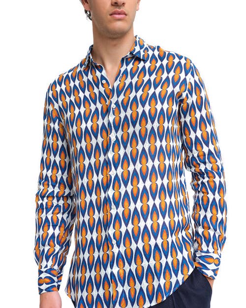 Peninsula Swimwear Levante Linen Shirt In Multi