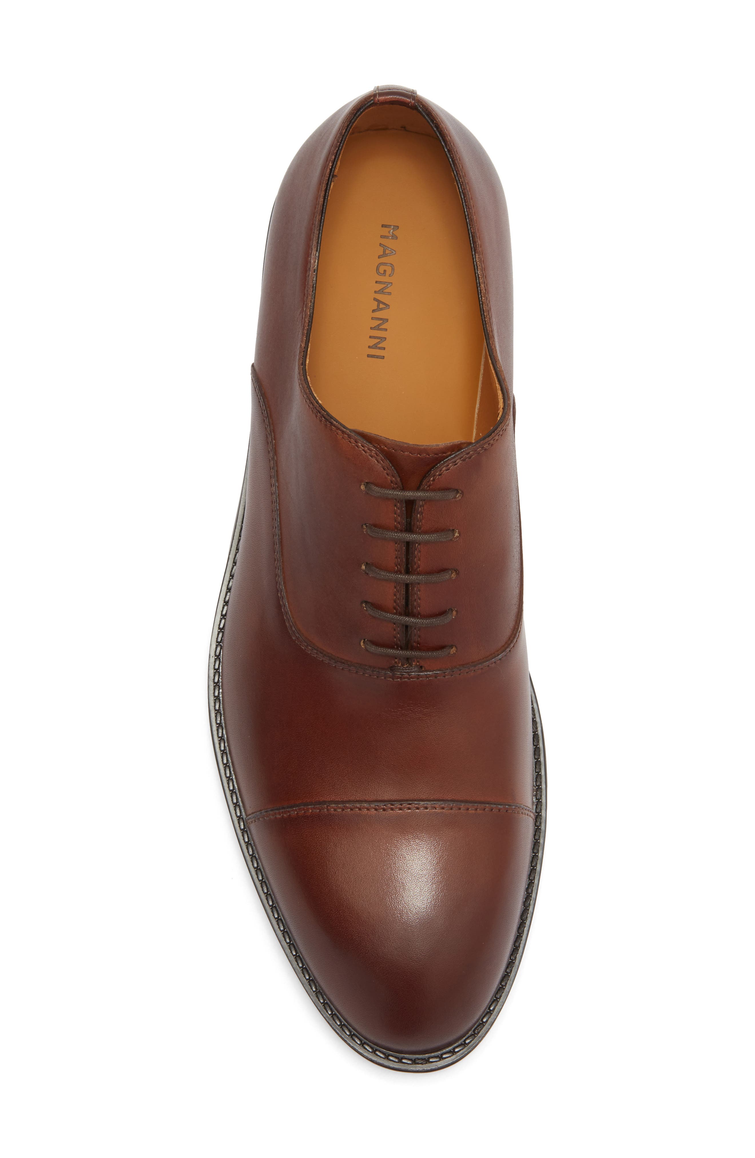 Magnanni Eddison Cap Toe Oxford, Alternate, color, Tabaco