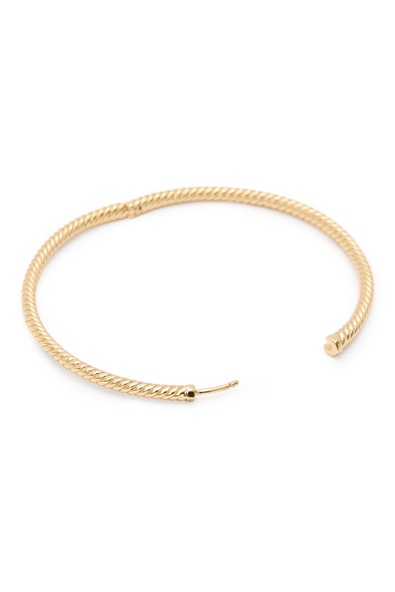 Rope Hoop Earrings, Alternate, color, GOLD