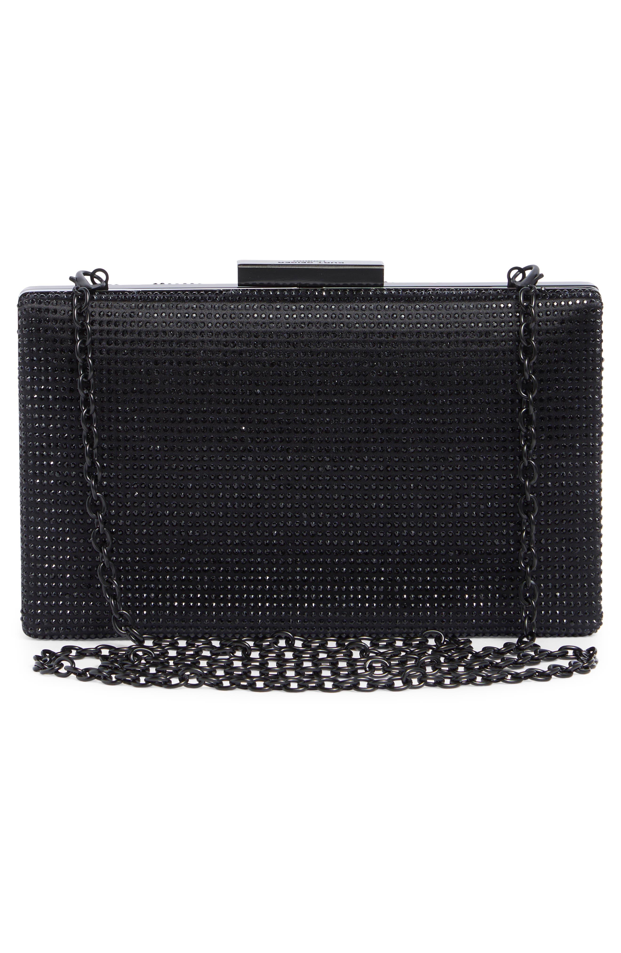 Kurt Geiger London Crystal Box Clutch, Alternate, color, Black