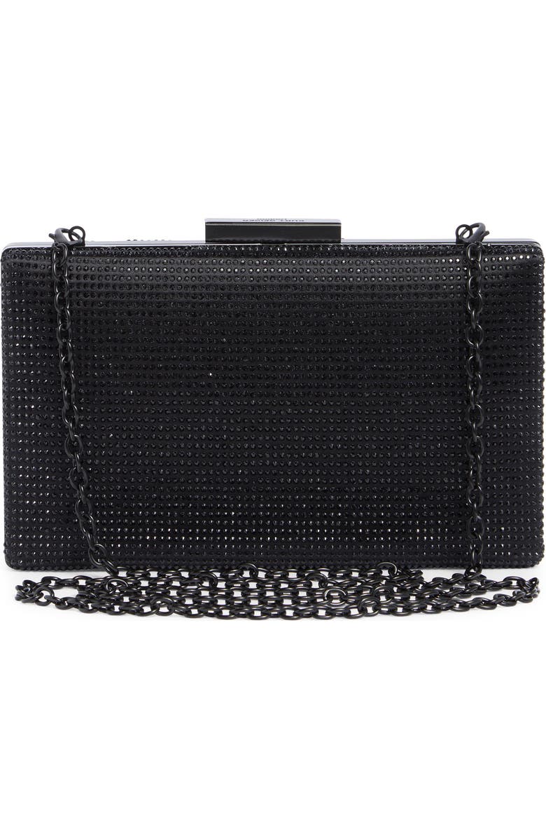Kurt Geiger London Crystal Box Clutch, Alternate, color, Black