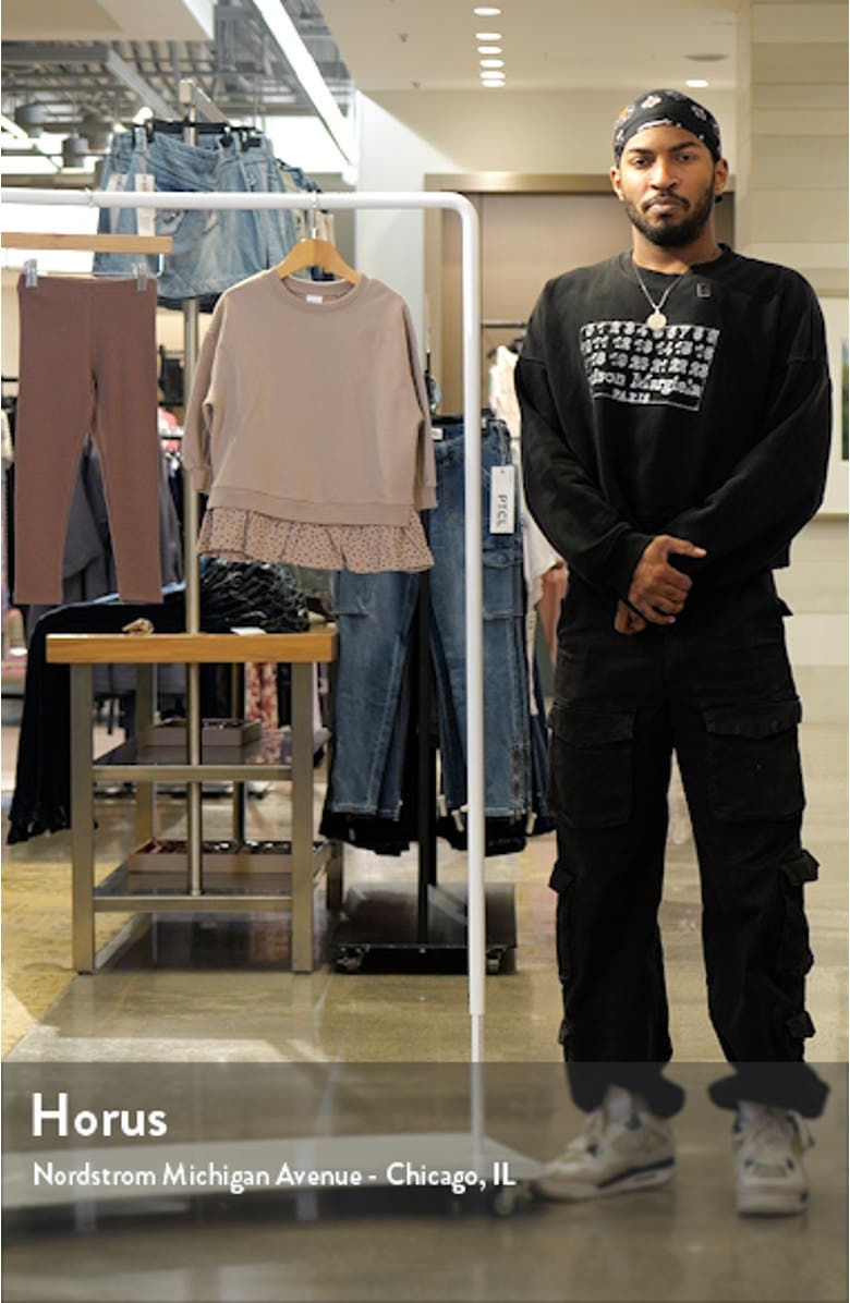 Kids' Ruffle Sweatshirt & Leggings Set, sales video thumbnail