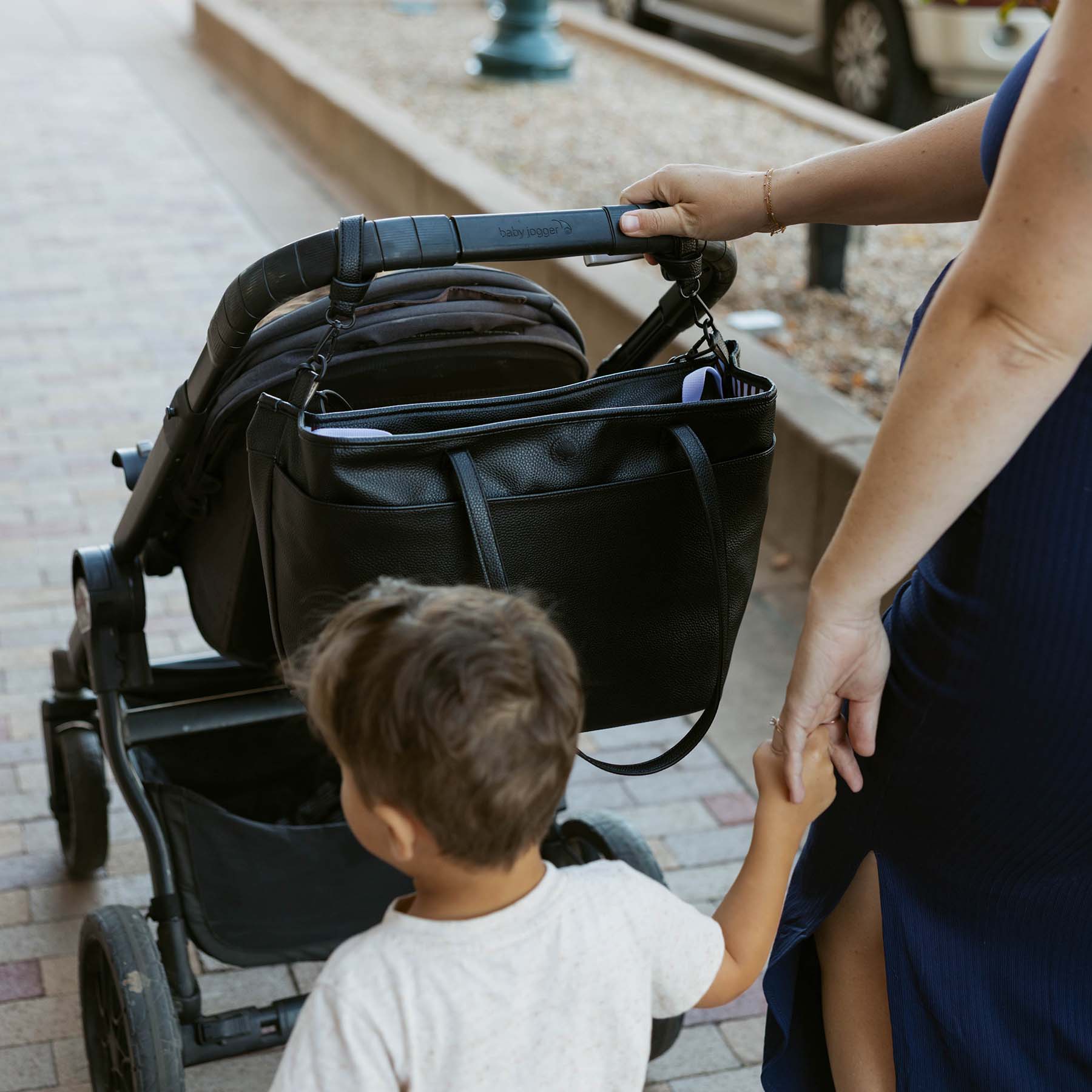 Parker Baby Co. Willow Tote, Alternate, color, Black