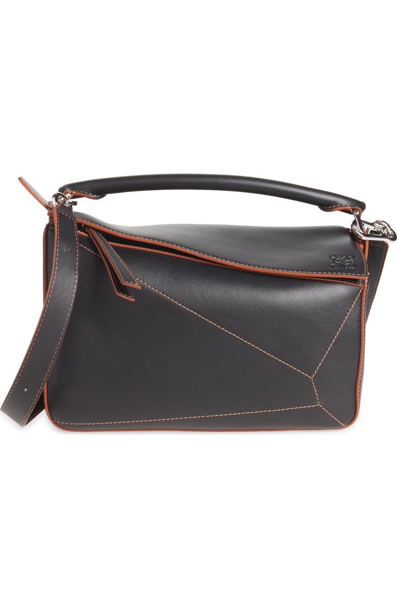 Loewe Puzzle Soft Leather Bag, Main, color,