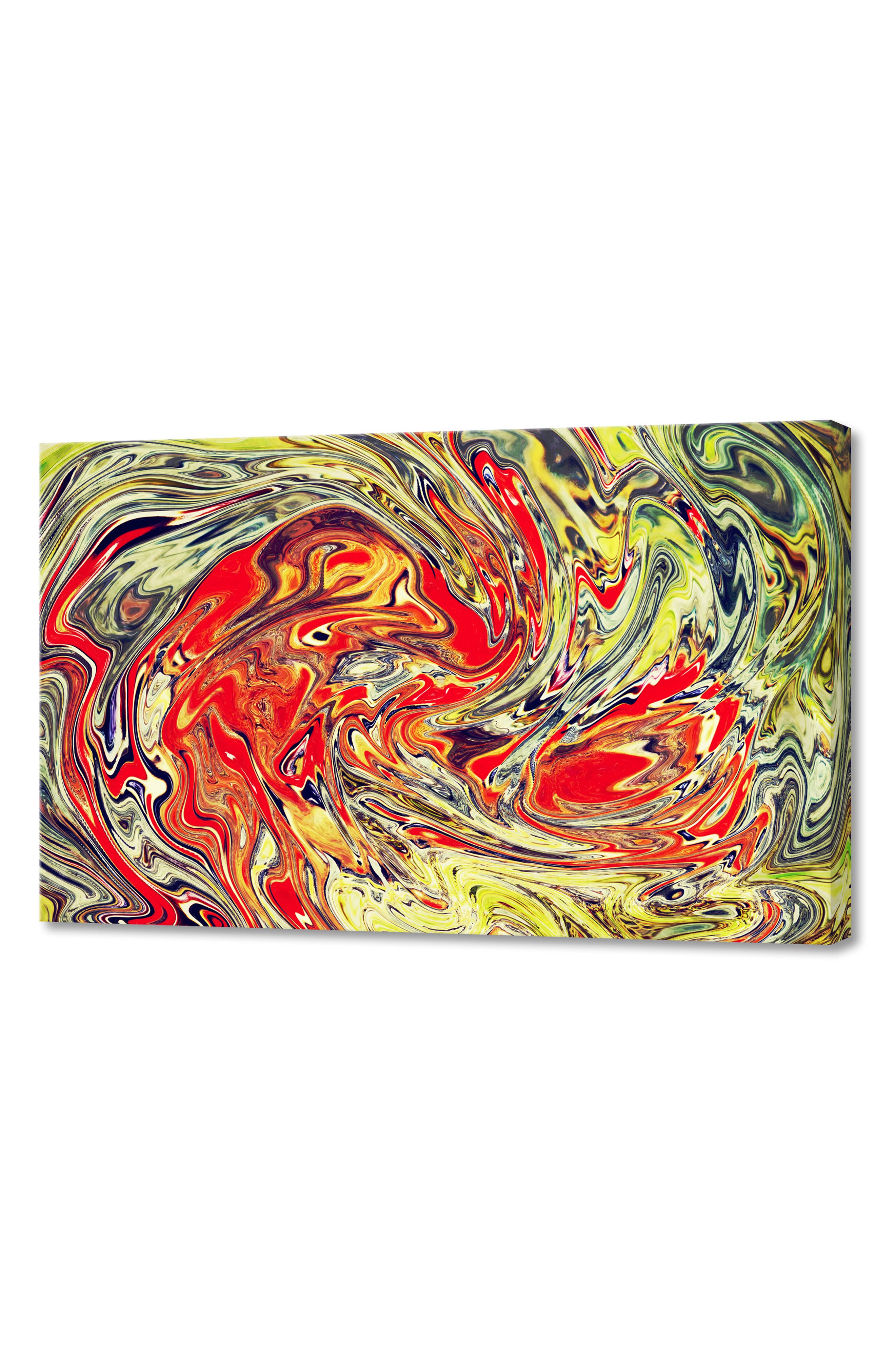CURIOOS Abstract Marble Painting Art Print | Nordstromrack