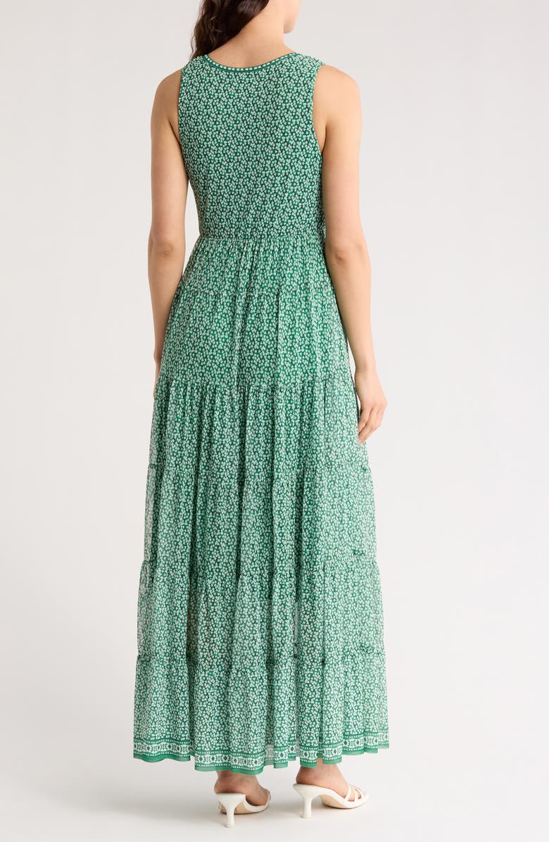 Twist Front Sleeveless Maxi Dress