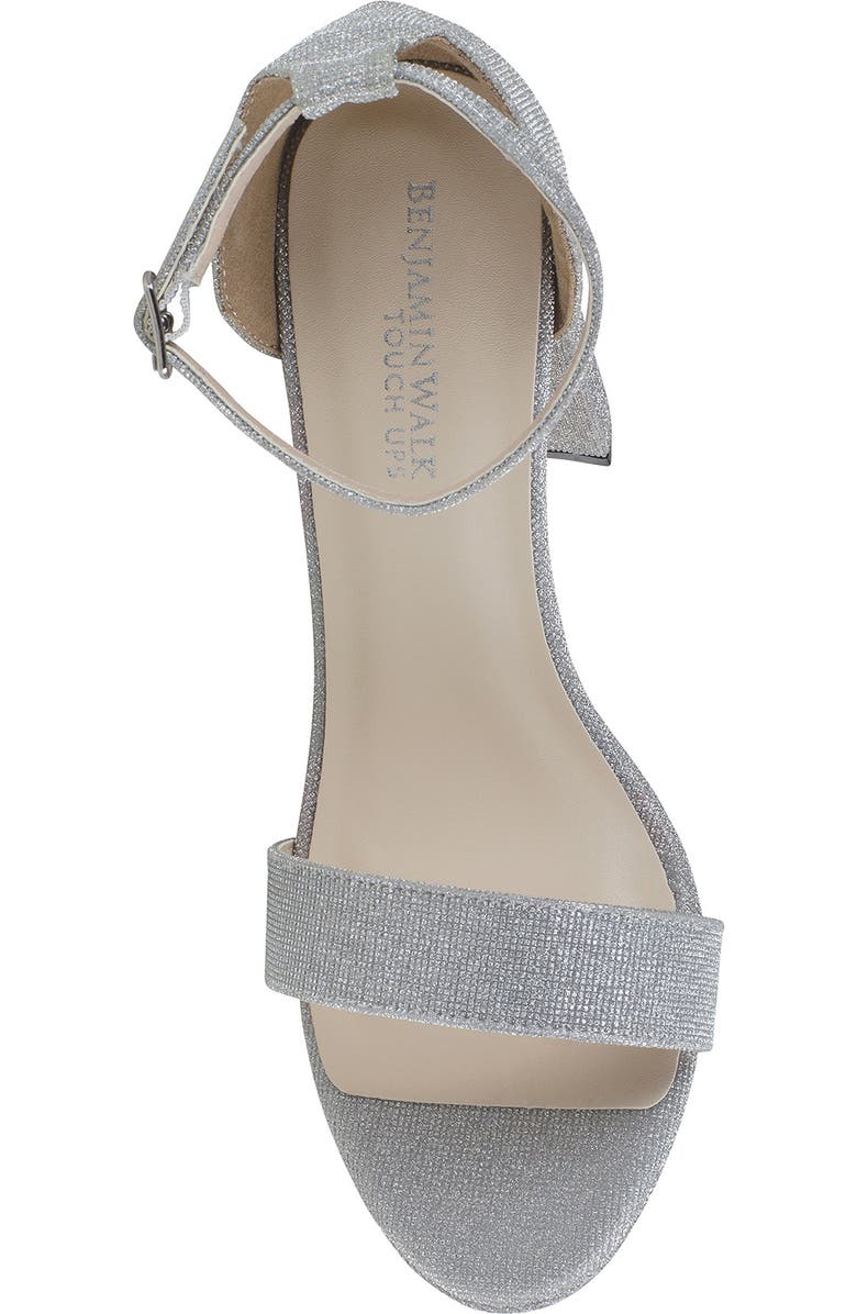 Touch Ups Mia Ankle Strap Sandal, Alternate, color, Silver