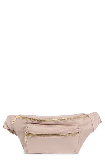 Madden Girl Woven Fanny Pack In Neutral
