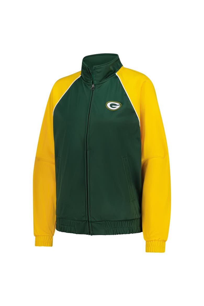 Women's G-III 4Her by Carl Banks Green Green Bay Packers Replay Full-Zip Track Jacket, Alternate, color, Green