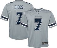 Nike Youth Nike Trevon Diggs Silver Dallas Cowboys Inverted Game Jersey