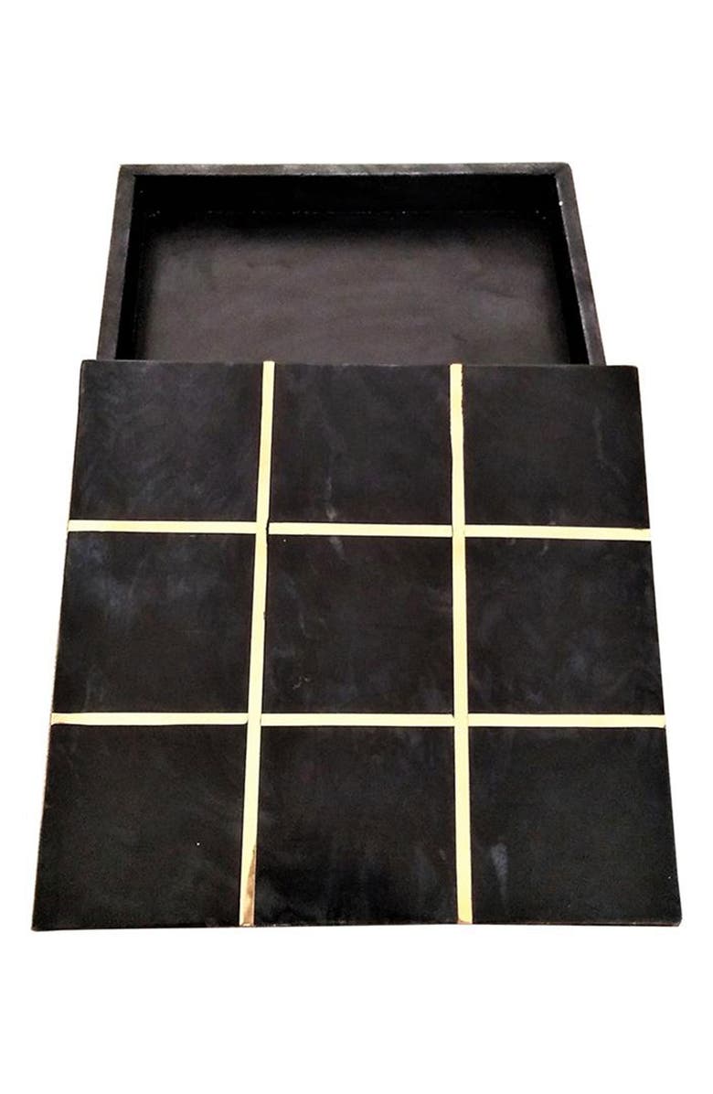 A & B Home Marble Tic-Tac-Toe Game, Alternate, color, 