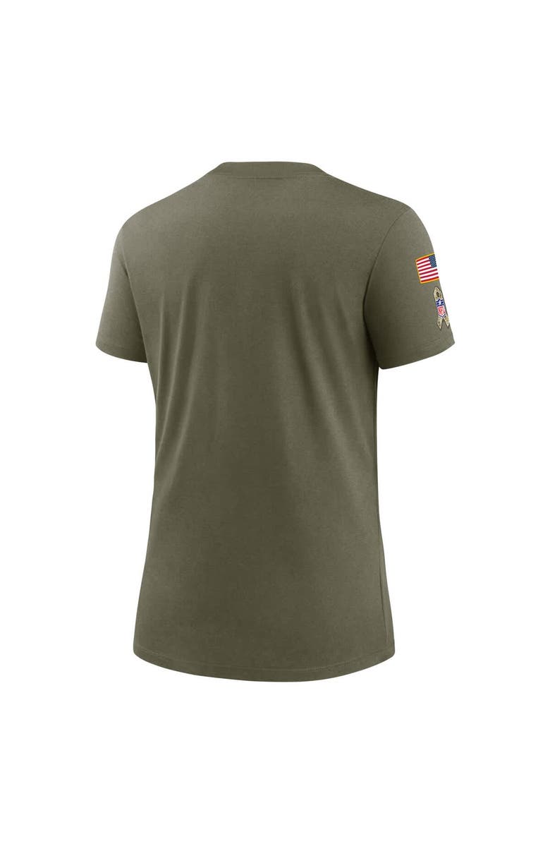 Nike Women's Nike Olive New York Jets Salute To Service Legend T-Shirt, Alternate, color, 