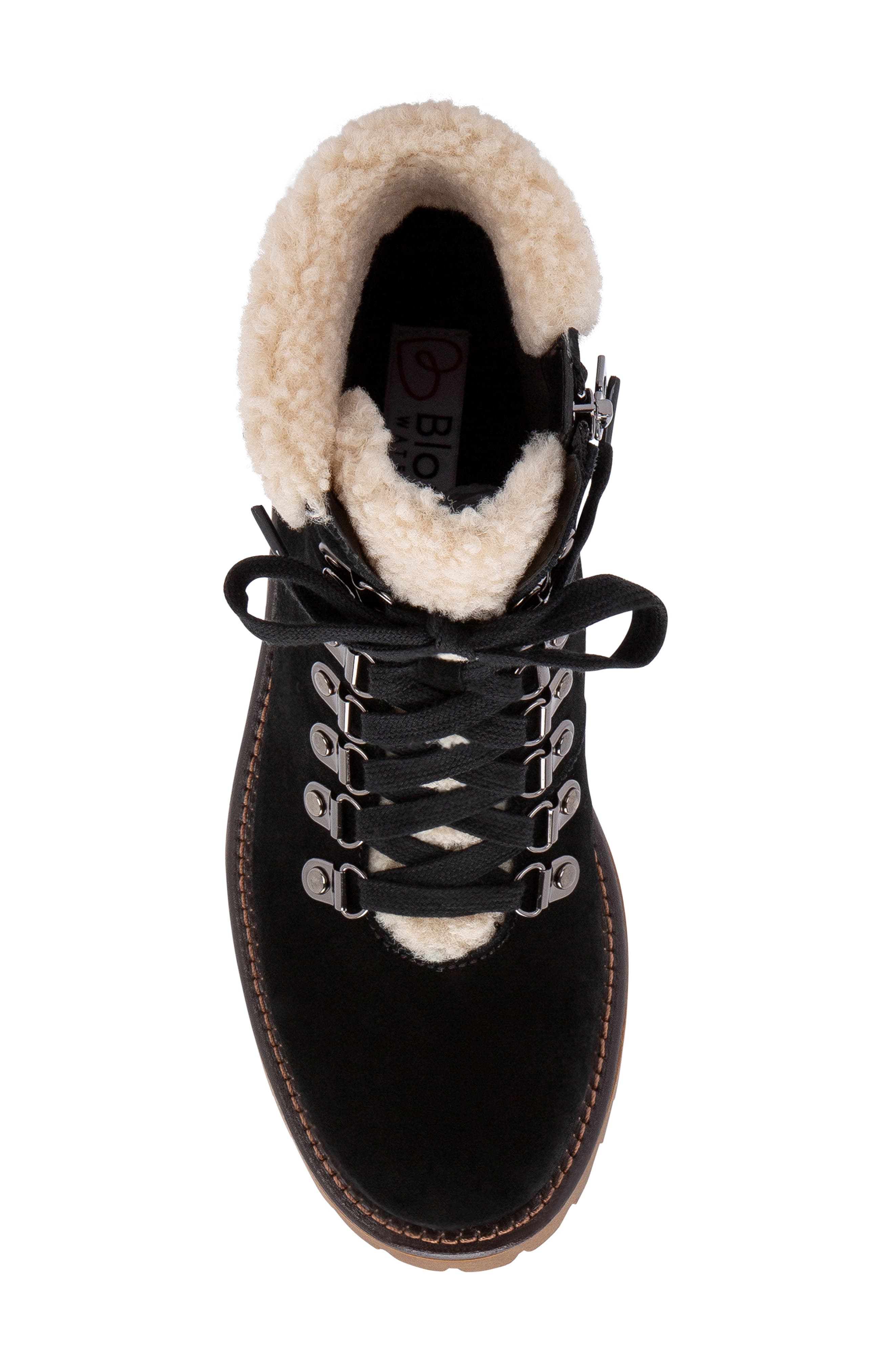 Blondo Melissa Faux Shearling Cuff Waterproof Boot, Alternate, color, 