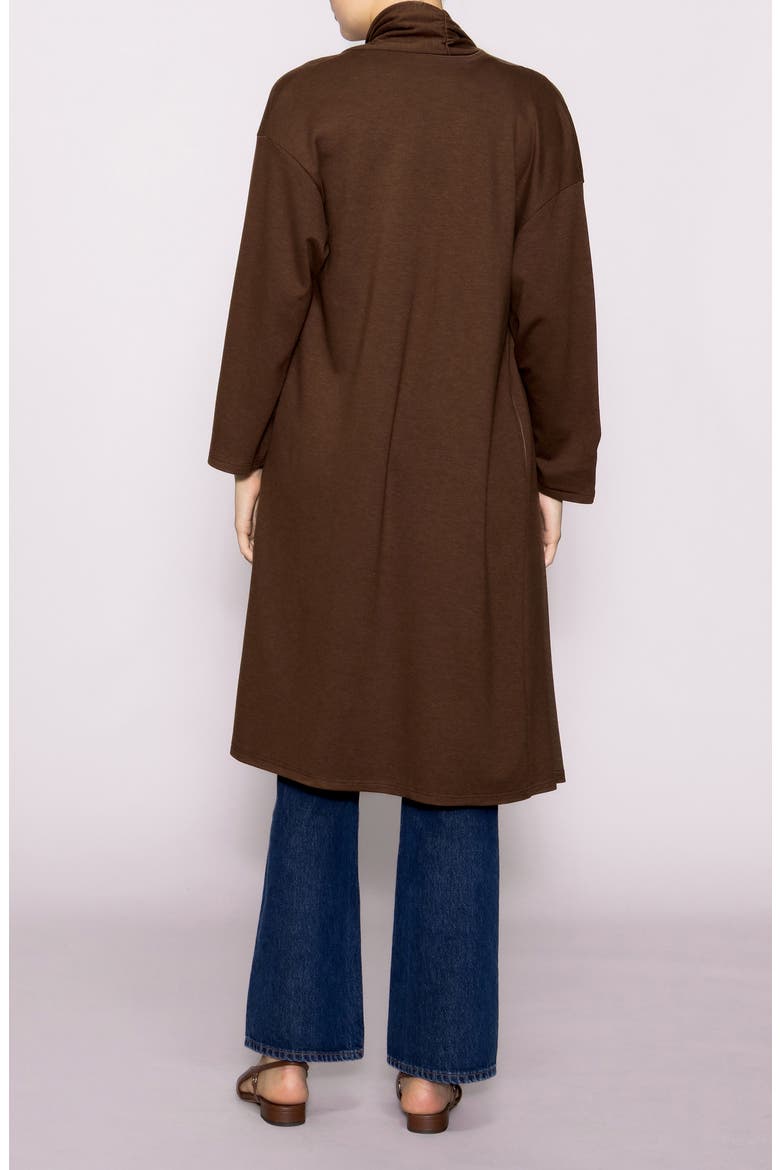 Midlength Knit Topper, Alternate, color, BROWN