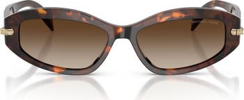 Michael Kors Wilmington 54mm Oval Sunglasses | Nordstrom
